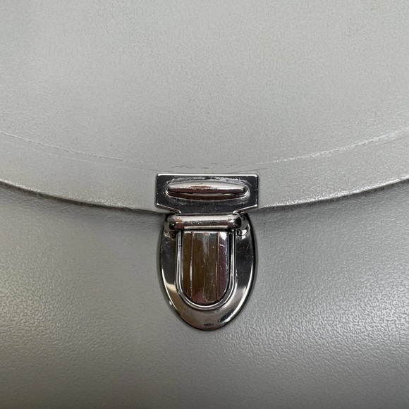 The Cambridge Satchel Company Push Lock Crossbody Bag Stone Size 7.5” - Picture 4 of 9